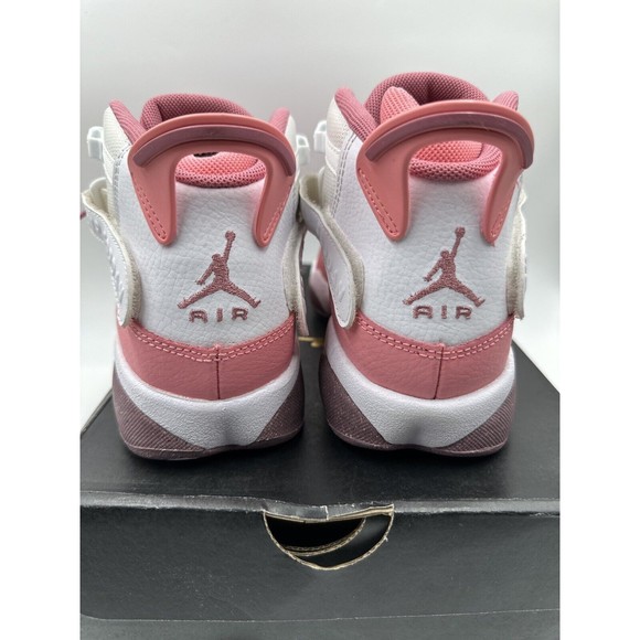 *NEW* Youth NIKE AIR Jordan 6 Rings J (GS)  CORAL CHALK (323419 616) Size 6 - Picture 6 of 14